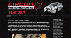 Desktop Screenshot of circuitmotorsports-blog.com